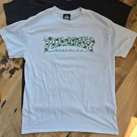 Pair (2) Thrasher T-Shirts Size Medium - Picture 4 of 10